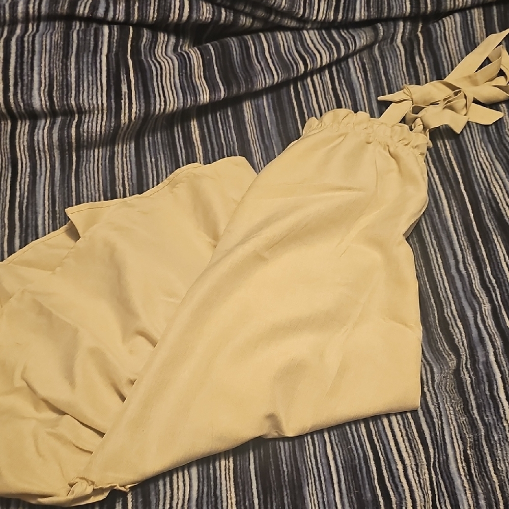 Elegant Beige Women's Dress